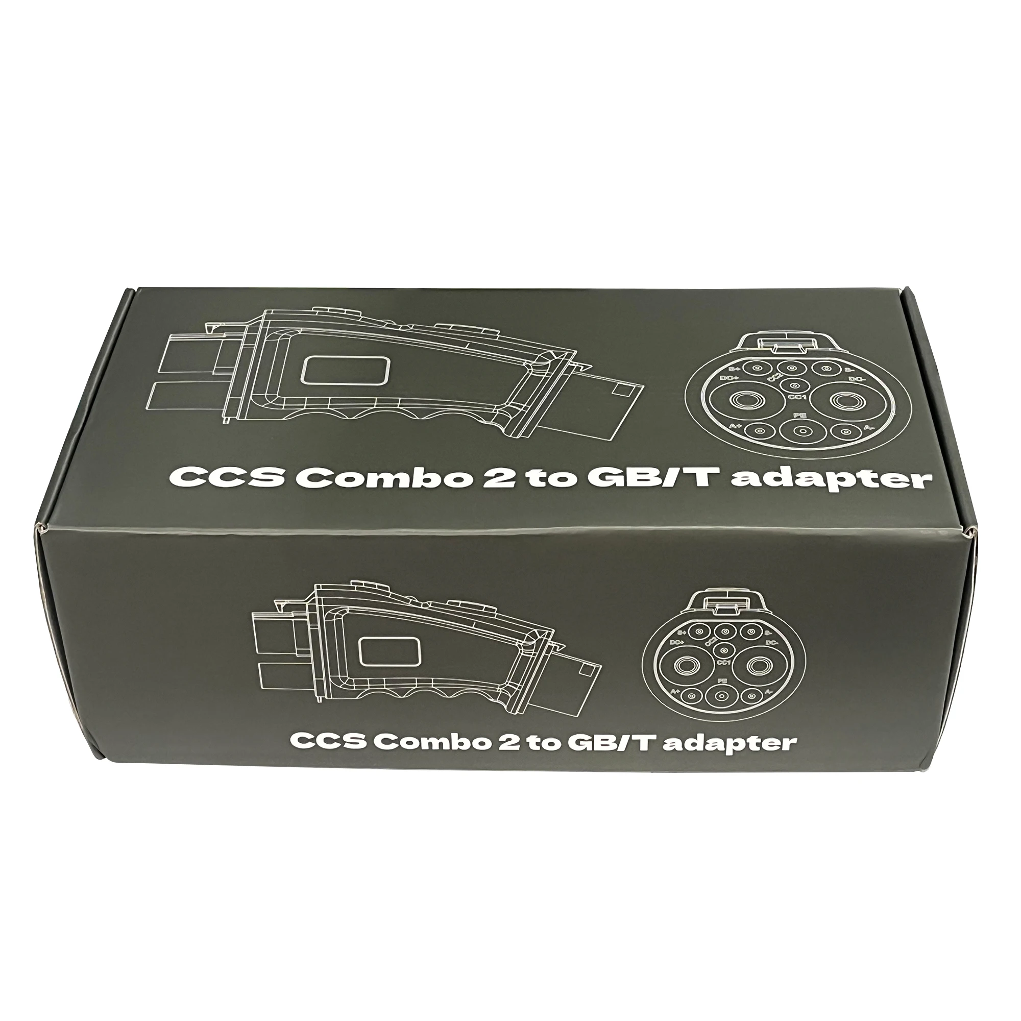 200A/125A DC Max portable type Professional chademo ccs adapter custom dc ev charger ccs2 to gbt adapter