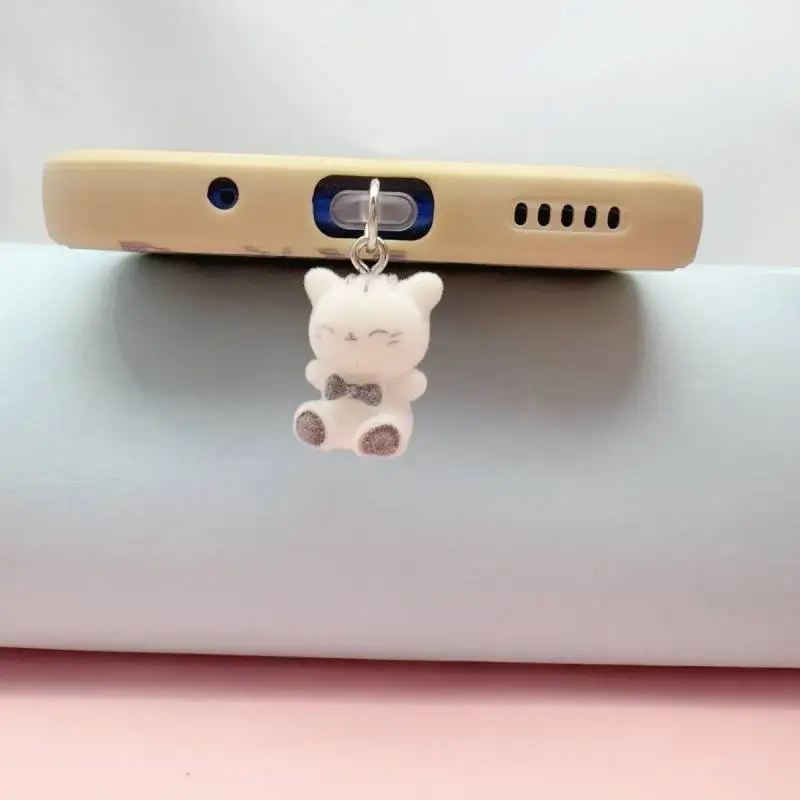 

Пылезащитная заглушка для мобильного телефона, мультяшное животное, кошки, собаки, кулон «Коалы», милый поросенок, украшение для мобильного телефона, аксессуары, подарок с героями мультфильмов