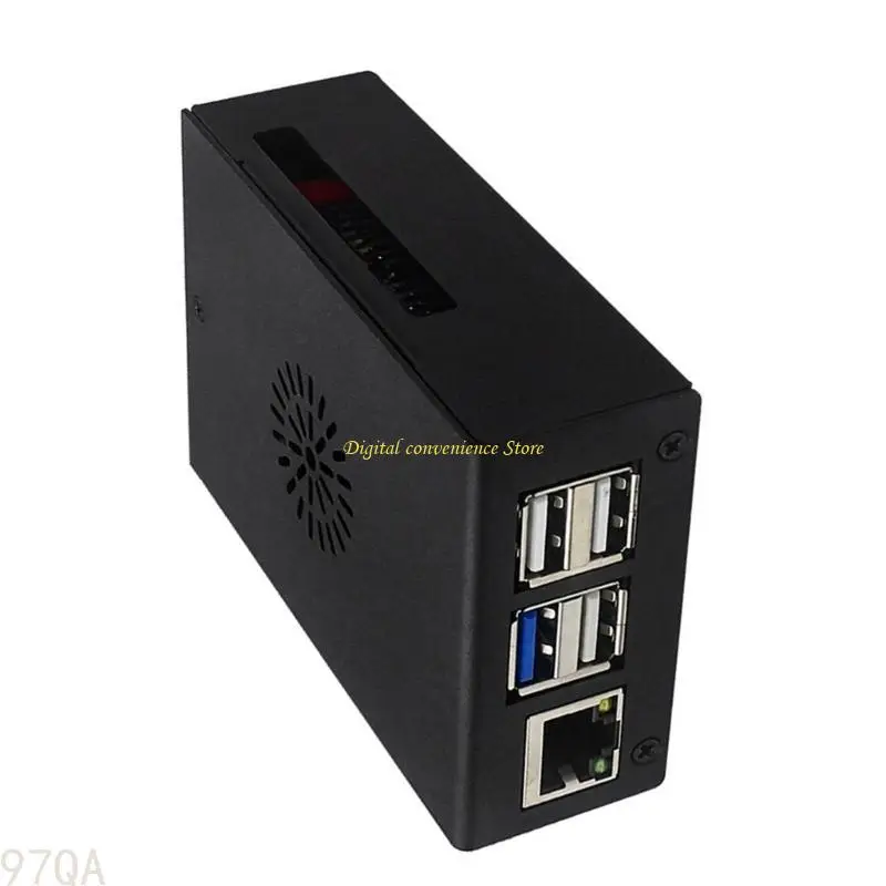 

97QA Metal Enclosure With Quiet PWM Cooling Fan For Orange 5Pro Efficient Heat Sink Fan Included