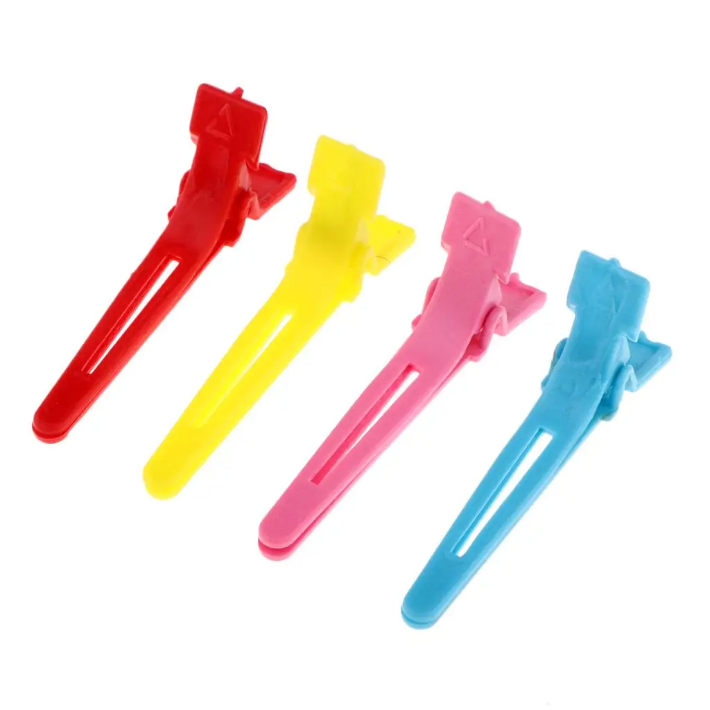 Hair Styling Duckbill Clips Strong Grip Sectioning Clamps Professional Hairdressing Tools for Salon and Home