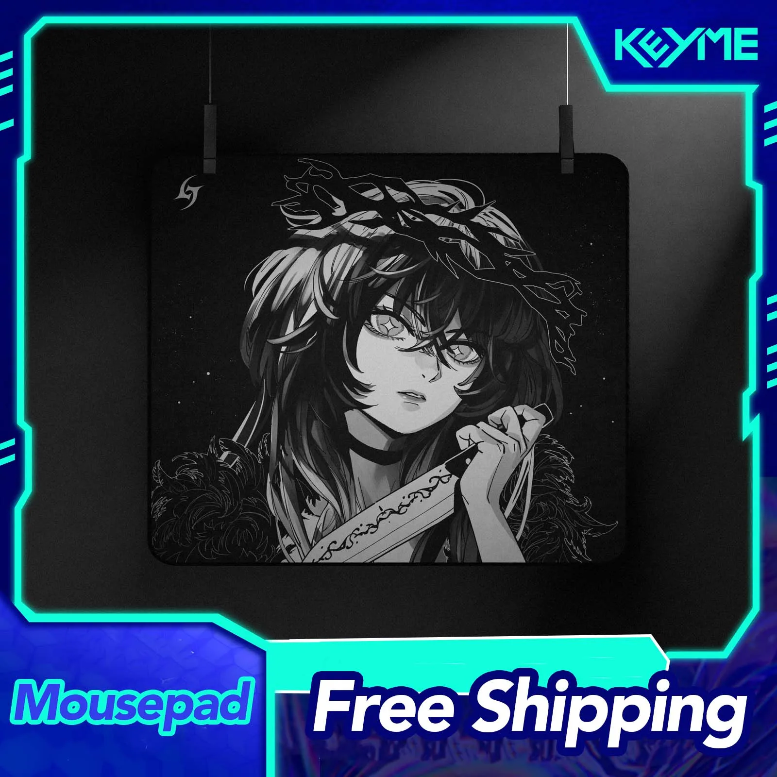 

Коврик для мыши Aimstar THORN V2, гладкий, для киберспорта и FPS-игр, толщина 4 мм, нескользящий, настраиваемый, игровые аксессуары, подарки для Valorant и APEX