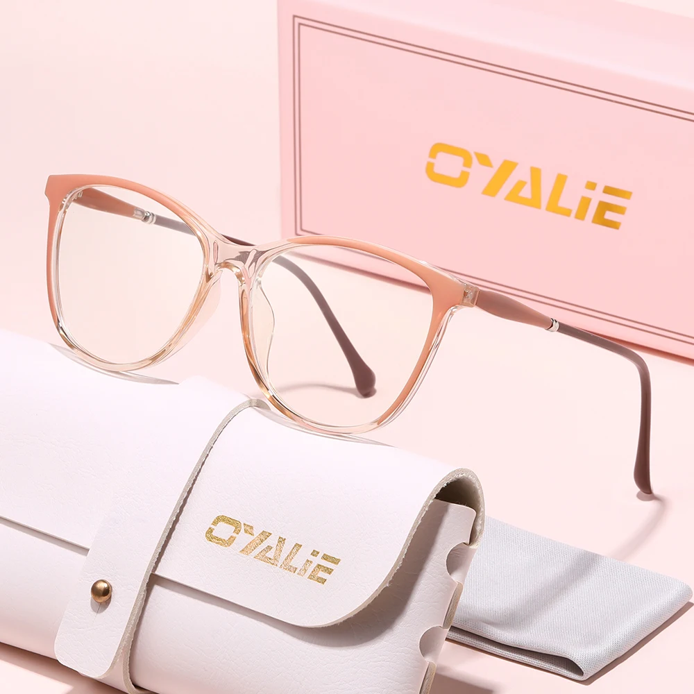 نظارات عصرية متعددة الألوان من Oyalie، بتصميم رائع وخطوط ناعمة، تعزز بشكل أفضل لشكل الوجه، مناسبة للمطابقة مع الملابس والملابس المختلفة
