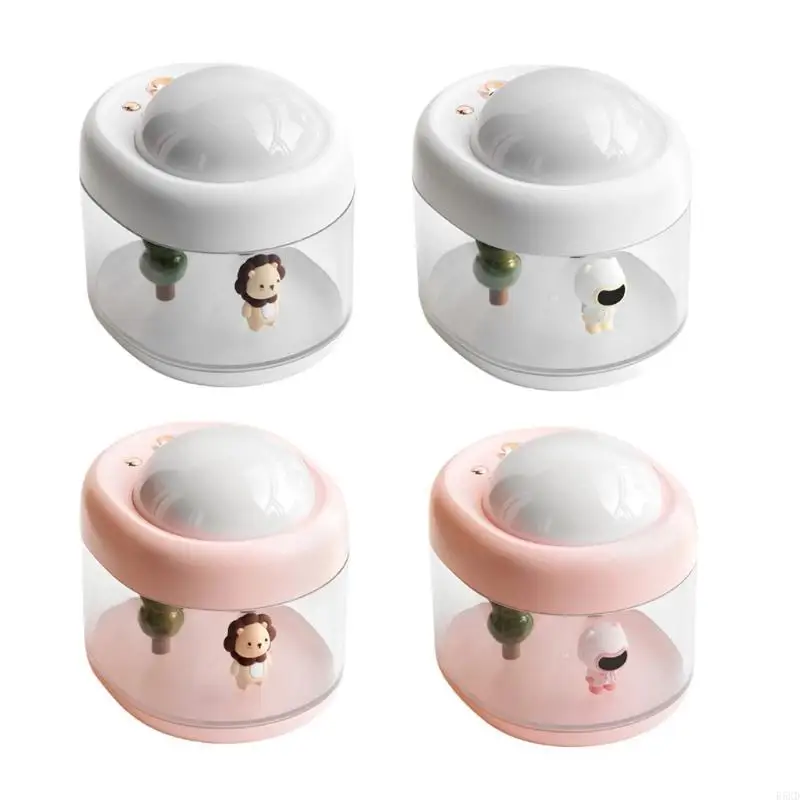 

B5XD Air Humidifier with Projection & Lamp Aroma Diffusor Starry LED for House