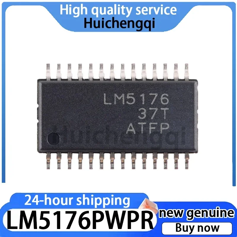 1PCS LM5176PWPR HTSSOP-28 55V Input Voltage Synchronous 4-switch Step-down/step-up Controller