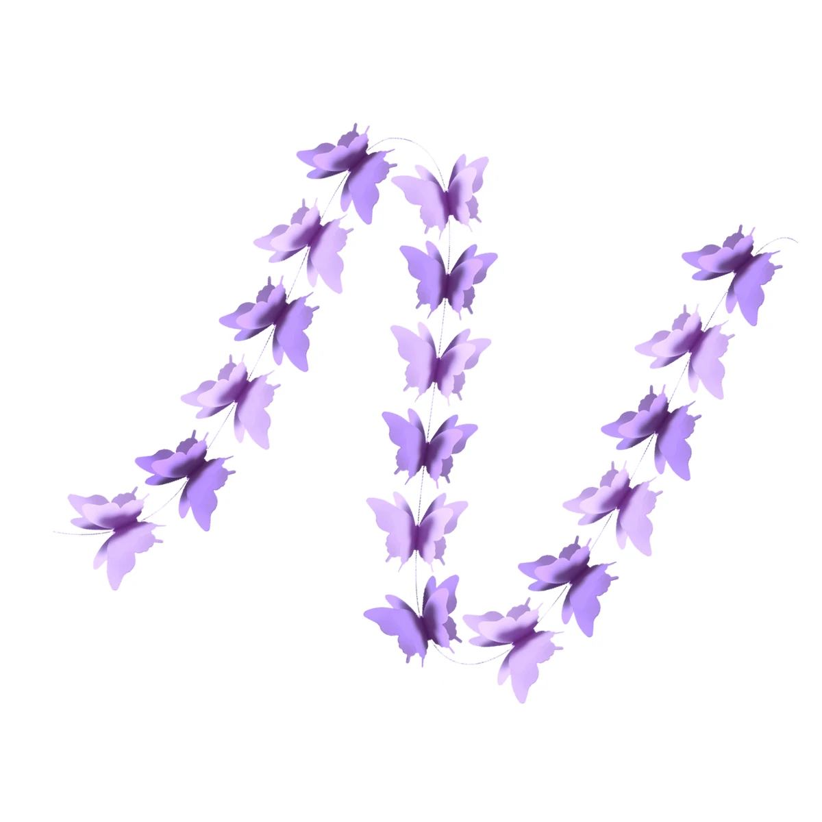 

2pcs Paper Butterfly 3D Decoration for Party Bunting Banner Wedding Baby Shower Banner Kids Birthday Decorations