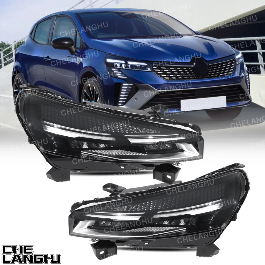 

For Renault Clio V B7 LHD 2024 2025 Car accessories LED Front HeadLight HeadLamp Turn Signal 260600149R 260103507R