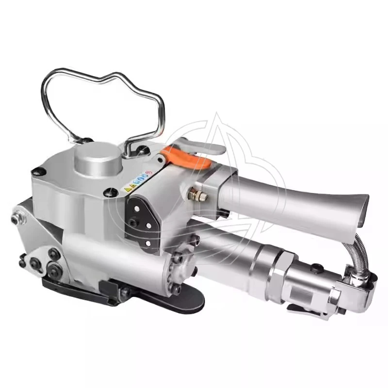 A19 Portable Pneumatic Hot Melt Strapping Machine for PP PET Plastic Strap Box Bundling And Tightening
