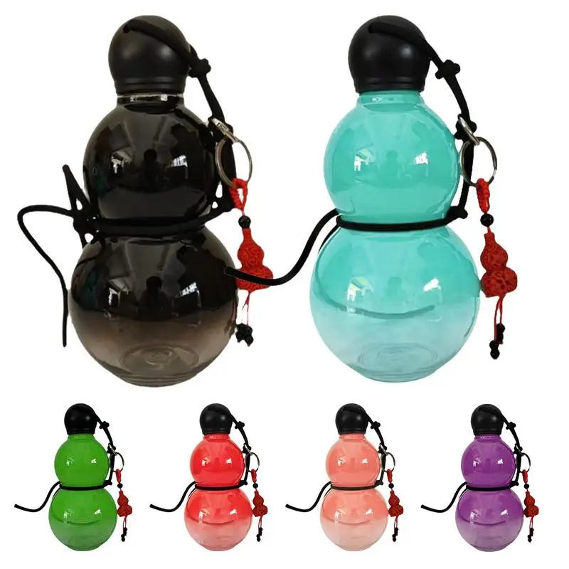 Gourd Sports Water Bottle Retro-Inspired Gourd Water Bottle 800ml Large Capacity Gourd-style Water Bottle For Gym Travel