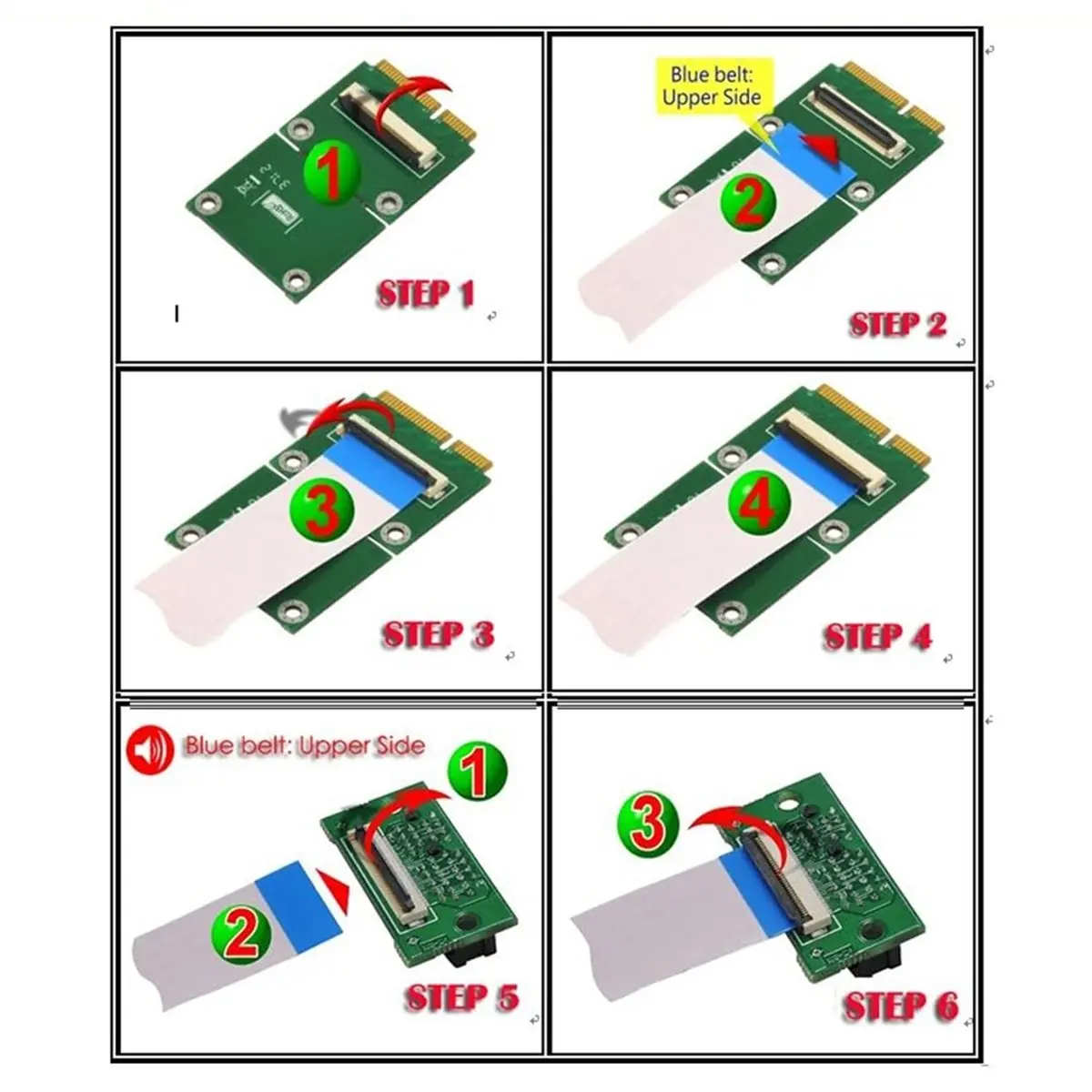 New Electronics PCI-E to PCI-E 1X Cord Adapter Card with USB Riser Card High Speed FPC Cable
