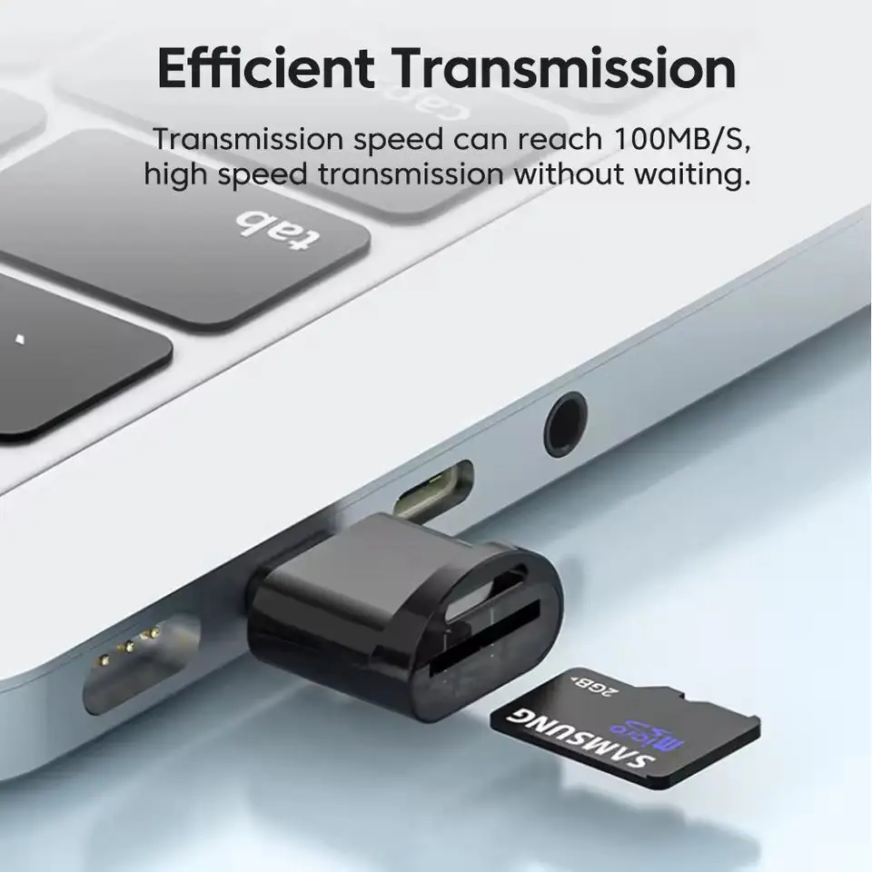 TypeC OTG TF Card Reader Multi Function Memory Card Adapter Fast Data Transfer Compatible With Xiaomi Huawei Smartphones Laptops