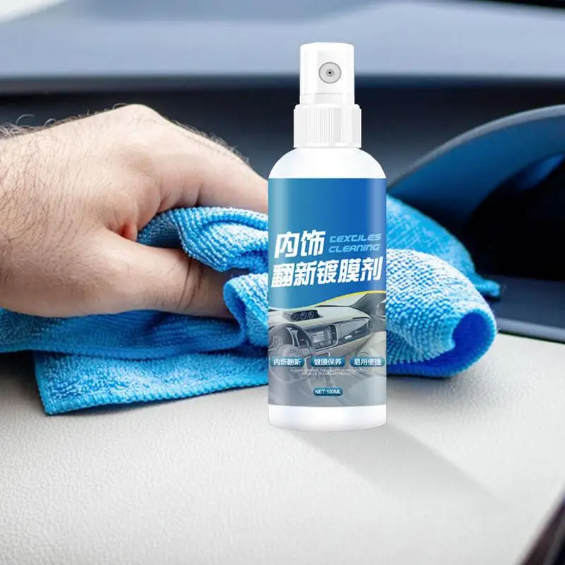 

Car Rubber Trim Restorer Dashboard Renovation Spray Coating Agent Efficient Repair Long Lasting Protection For Door Panels