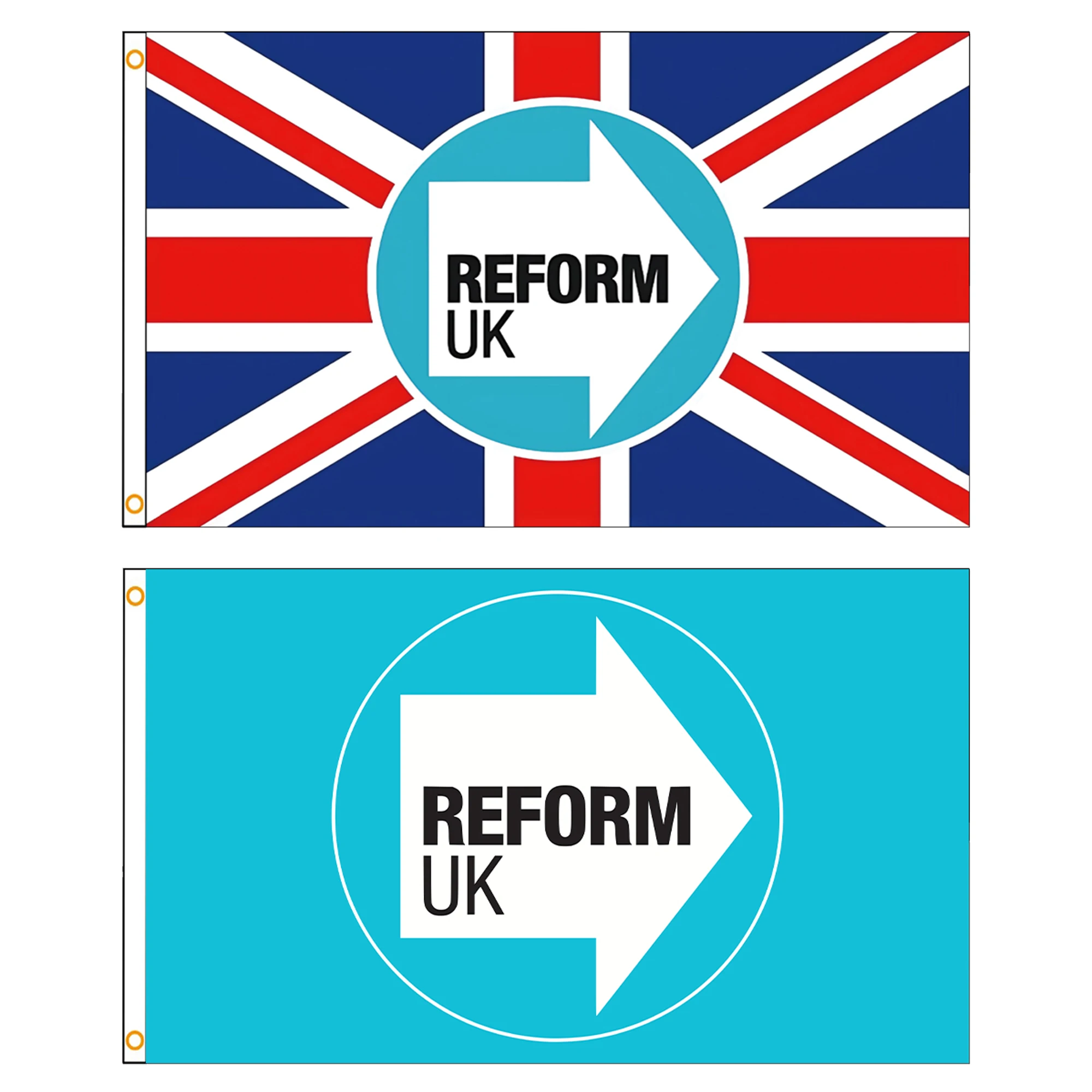 60X90CM 90X150CM Reform UK FLAG Polyester Printing British Political Parties Flag Banner Wall Art Home Outdoor Decor Tapestry