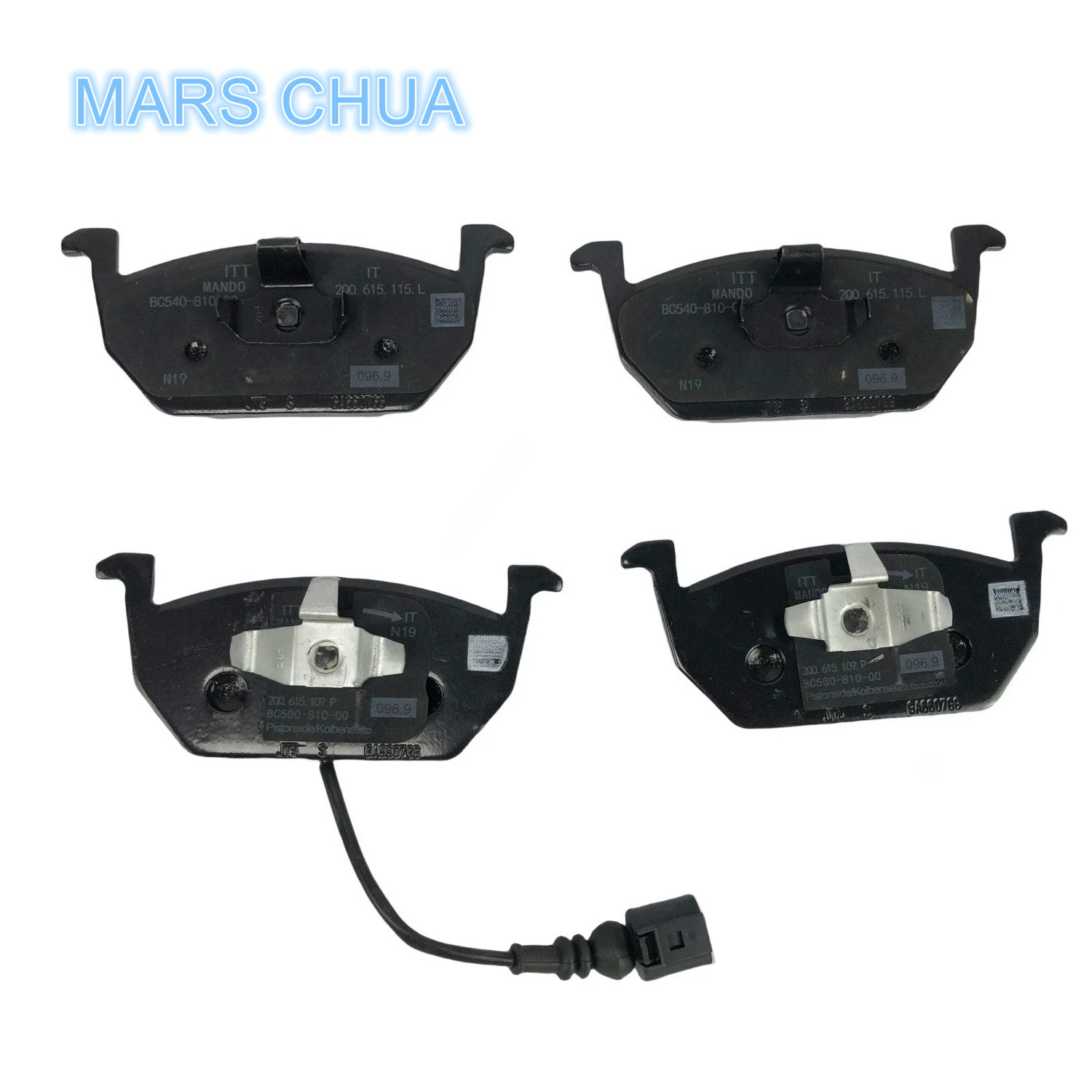 

Комплект передних тормозных колодок 2Q0698151Q для импортных Skoda SEAT Fabia Scala/Kamiq A1 2022-2026, 2019-2026, 2018-2026