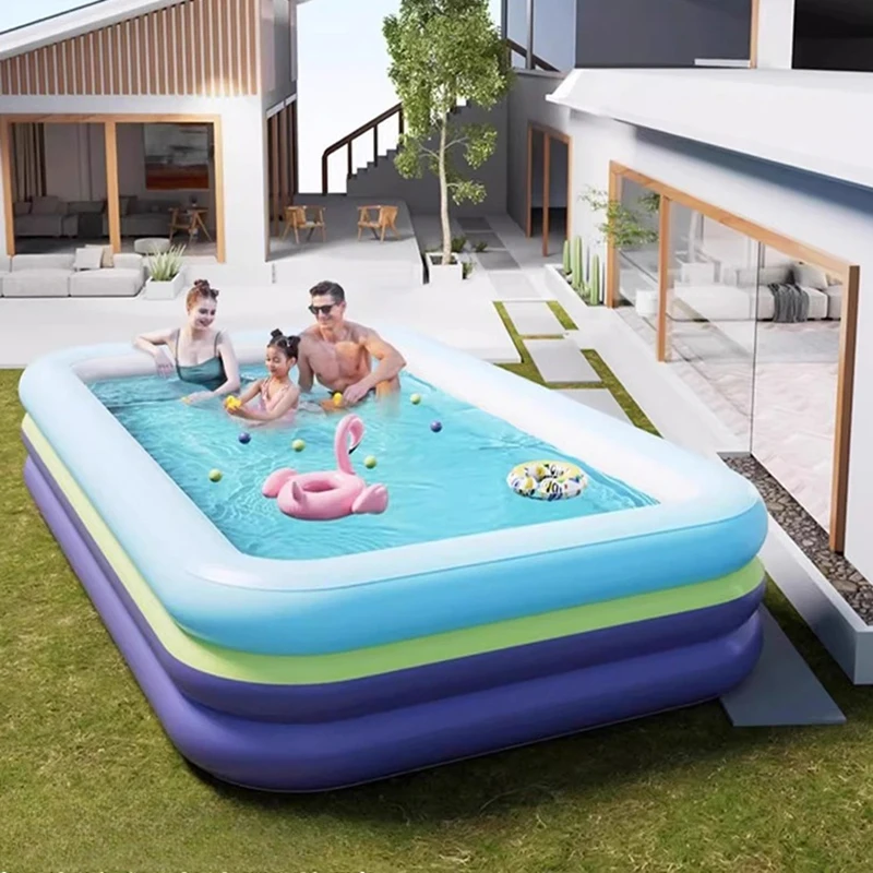 

​​Modern Creativity Inflatable Pool Thickened Nordic Style Large Family Size Portable Backyard Adults Outdoor Hot Tubs FYIP​​
