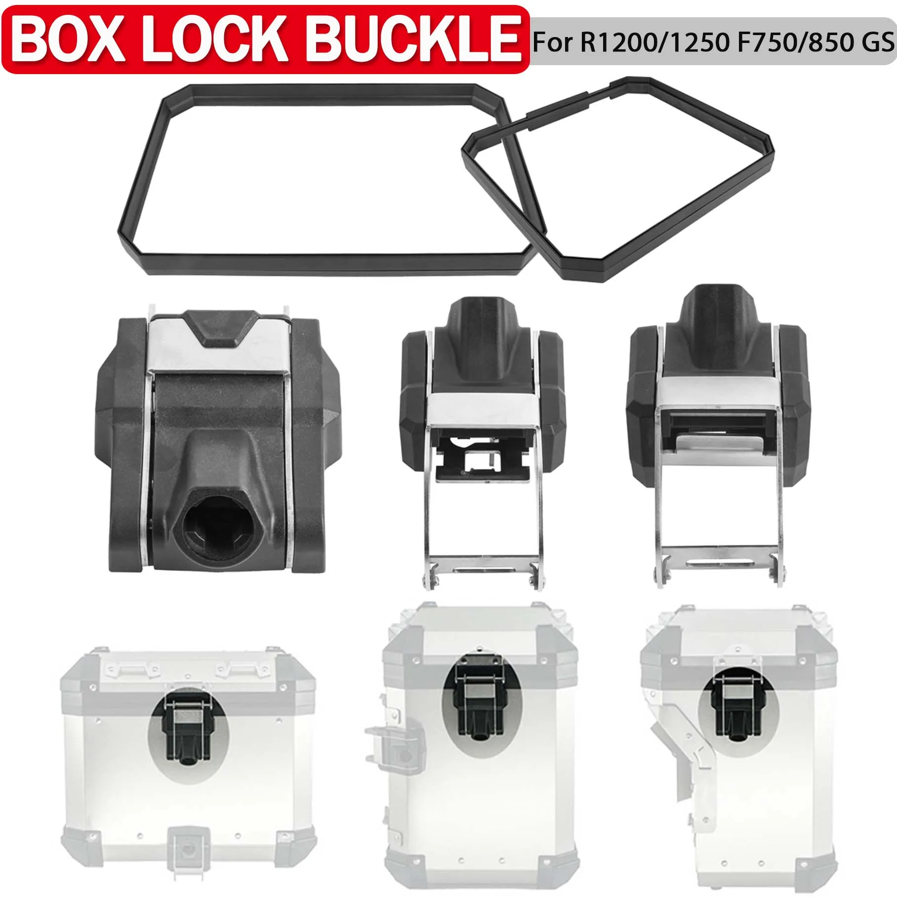 

For BMW R1200GS R1250GS F750GS F850GS R1200 R1250 F850 GS ADV Advenbture Top Case Luggage Box Lock Buckle Suicase Sealing Ring