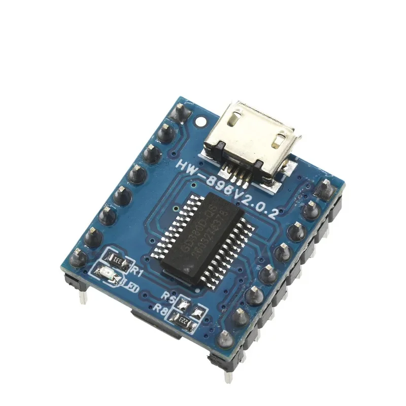 JQ6500 Voice Sound Board Module USB DIP16 TTL UART MP3 Breakout Replace One to 5 Way MP3 Voice 3.2-5V 20mA