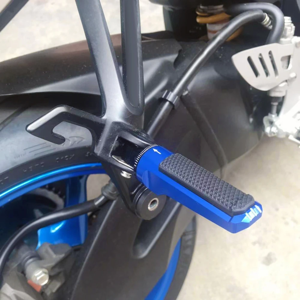 Achter Voetsteun Voetsteun Voetsteun Pinnen Pedaal Pads voor Kawasaki ZZR1400 2012-2019 NINJA 400 650 ZX6R ZX-10R ZX-10RR VERSYS 650 1000