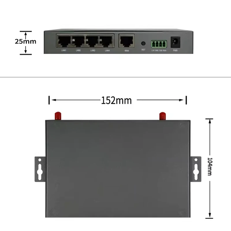 

Карточный маршрутизатор Беспроводной к гигабитному сетевому порту Wi-Fi Полный мобильный проводной автомобильный интернет-маршрутизатор Netcom 4G промышленный маршрутизатор