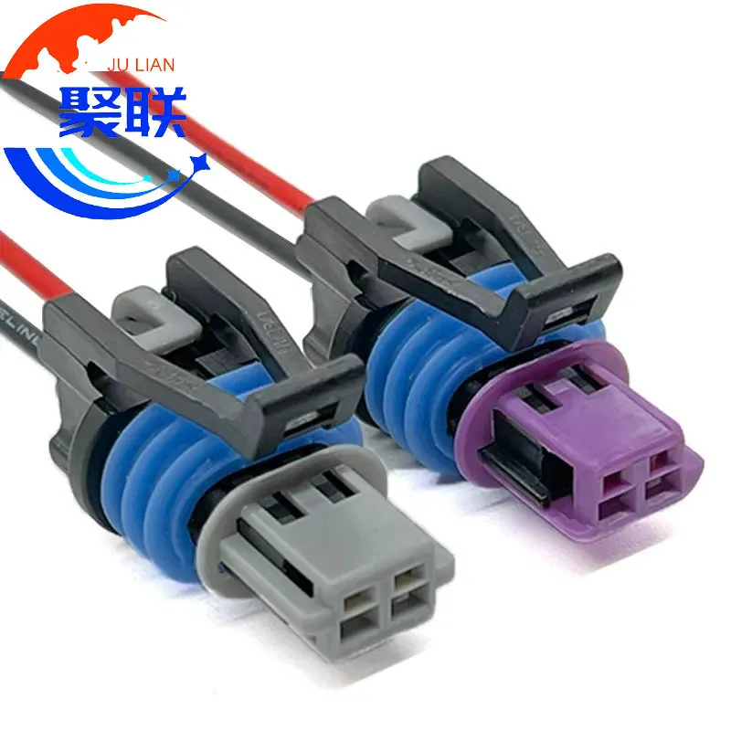 1Set 2Pin GM LS ECT Car Waterproof Sensor Plug Wiring Harness Connector 15449028 15449027 For Ford Chevrolet Opel