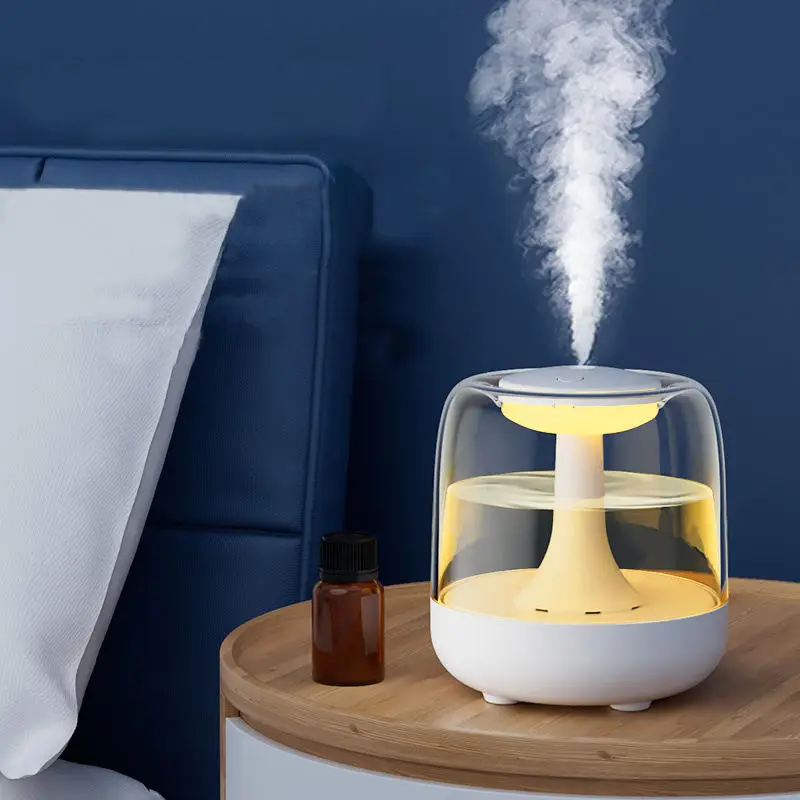 5V Portable Desktop Mini Humidifier Aromatherapy Ultrasonic Technology Mechanical Colorful LED Lights Cool Mist Household Car