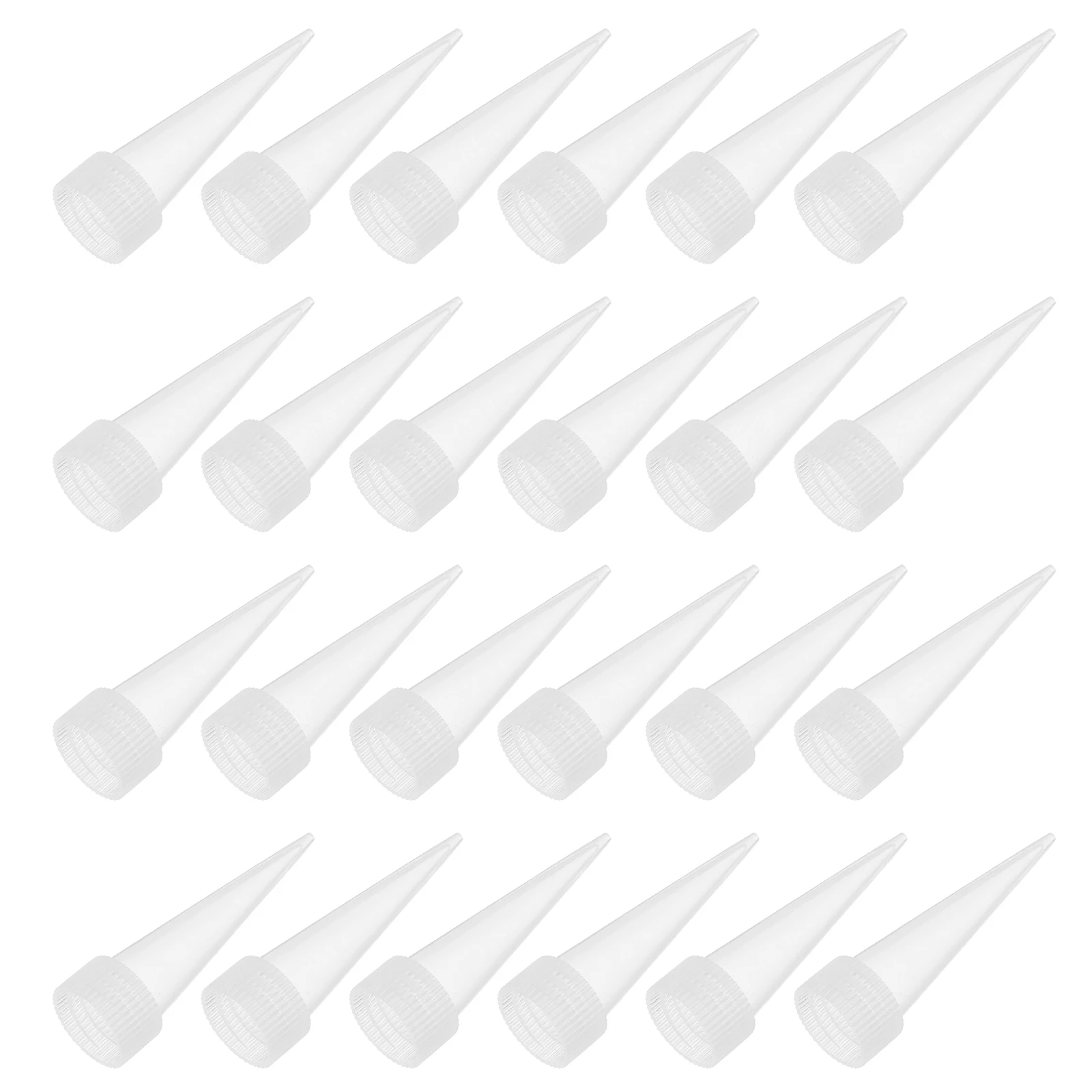 

100pcs Precision Dropper Nozzles Transparent Cuttable Soft Glue Tips for Bottles Fine Caulk Application Compatibility