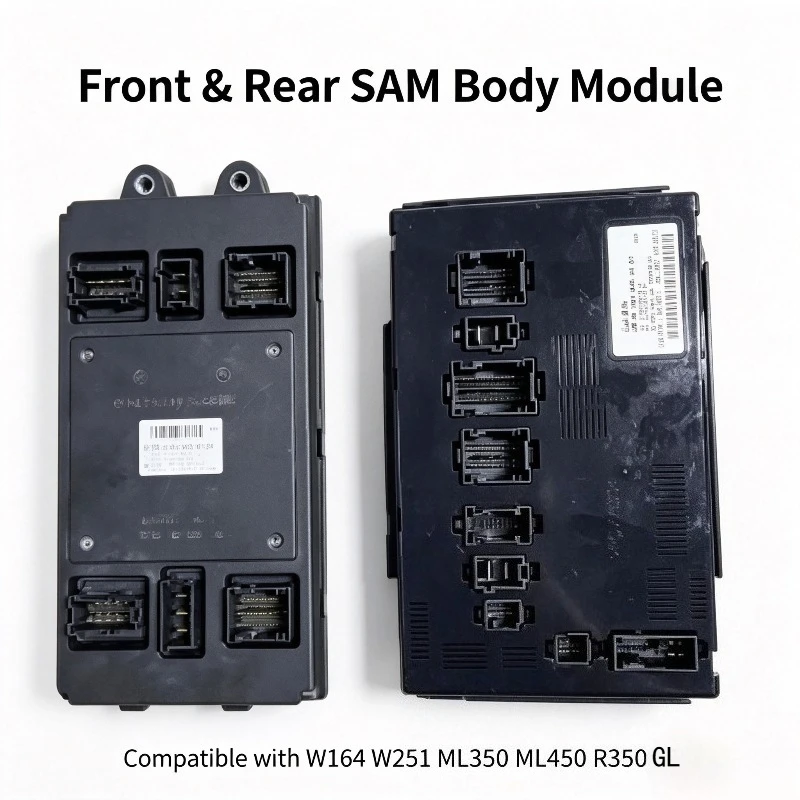 For SAM Body Control Module Front Rear SAM Unit Compatible with W164 W251 ML350 ML450 R350 GL Class Body Computer