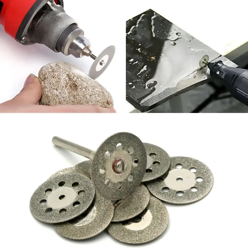 

22mm Accessories Diamond Grinding Wheel Saw Mini Circular Rotary Saw Holes Tool Eight Disc Cutting Y3u6