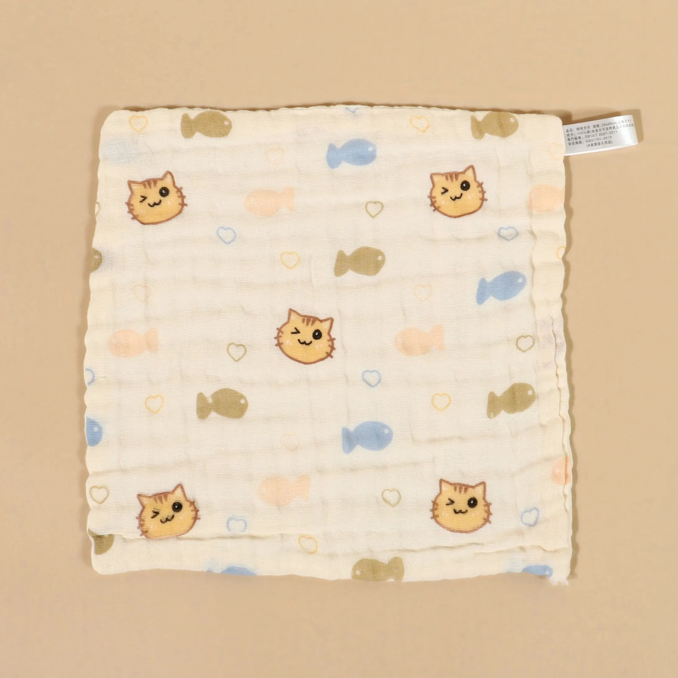 Wholesale Custom Baby Face Towel Face Hand Towel Skin Friendly Baby Washcloths Soft Cotton Towels