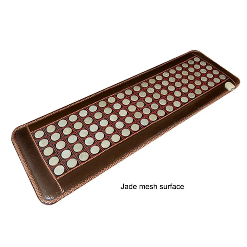 Electric Heated Jade Germanium Stone Massage Mattress Natural Jade bed Tourmaline Stones Sofa Pad Infrared Heating Mat