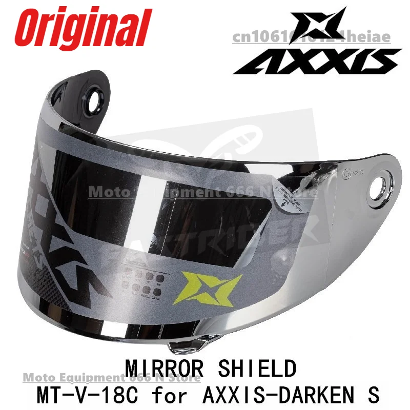 

Original MT-V-18C Visor for AXXIS DARKEN S Helmet Lens Original AXXIS Lens Helmet Accessories