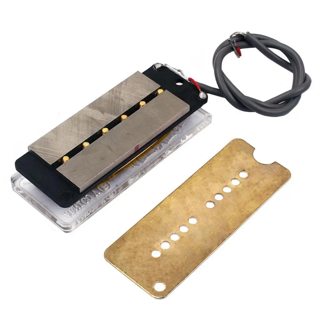

Hand Wound Humbucker Pickup Set Alnico V Soap Bar Bridge Neck Pickup for Electric Guitar Parts Kit