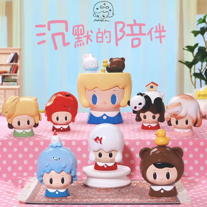 

Подлинная бесшумная серия KOKORO Artist, слепая коробка, милый подарок ручной работы, декор для рабочего стола, подарок на день рождения для друзей, семьи