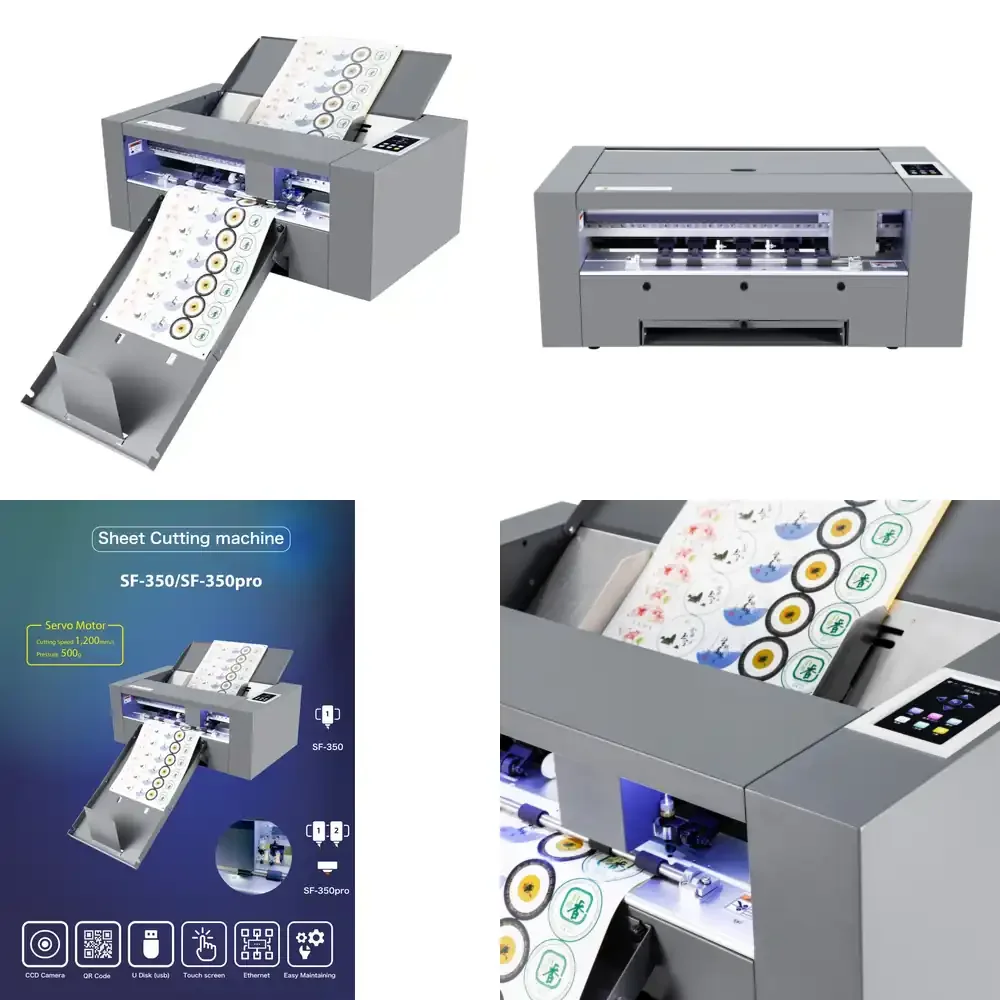 （2026） SF 350 Multiple Transfer Interfaces for Convenience Cutting Sheet Digital Machine Fully Automatic A3+ DIE Cutting