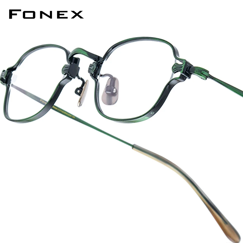 fonex-titanium-glasses-frame-men-drand-design-retro-vintage-square-eyeglasses-women-japanese-spectacles-ultralight-eyewear-mn186