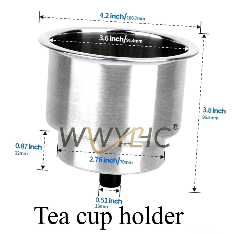

Suitable for Stainless Steel Yacht Accessories Teacup Holder/marine Hardware Teacup Holder, Cup Holder/RV Cup Holder/yacht