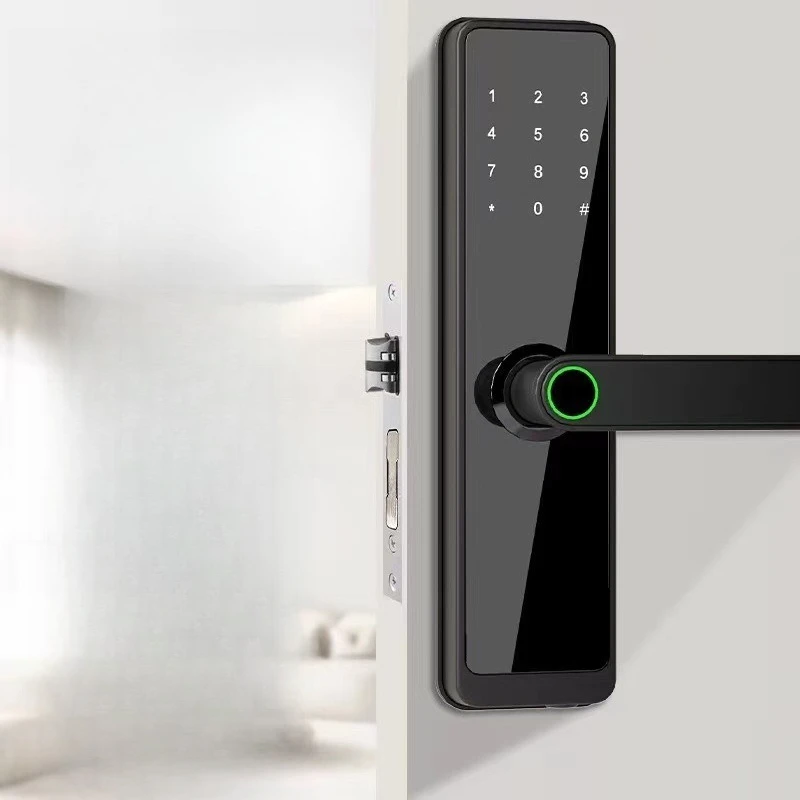 Wooden door Fingerprint lock Office password lock Bedroom door Household smart Apartment management Electronic
