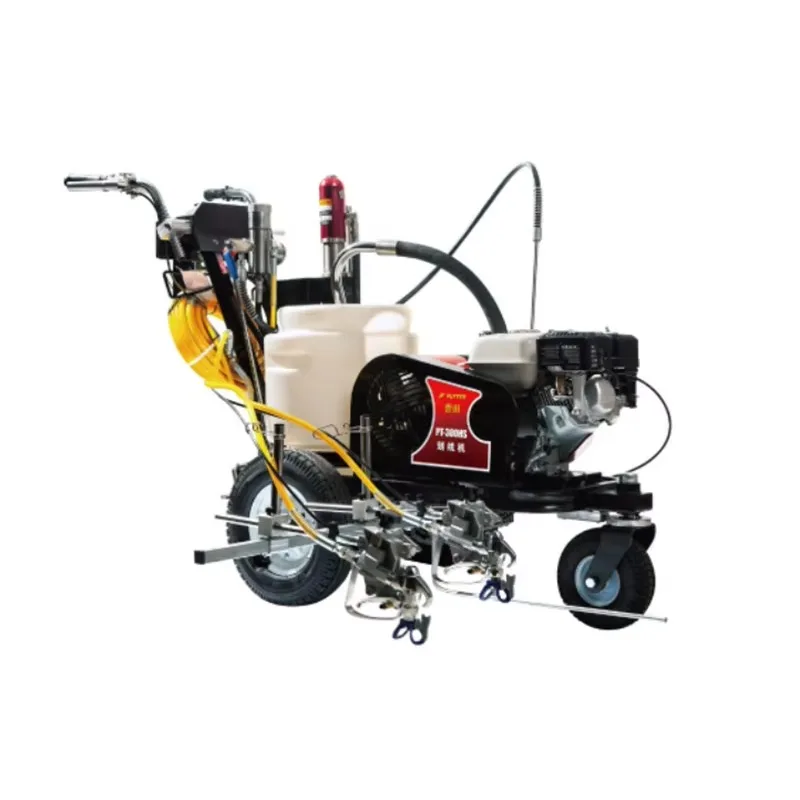 Double gun cold spray road marking disassembler