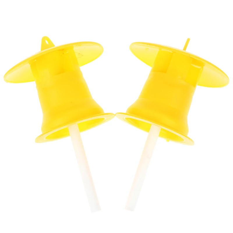 5pcs  Fruit Fly Trap Killer Plastic Yellow Drosophila Trap Fly Catcher Pest Insect Control For Home Farm Orchard