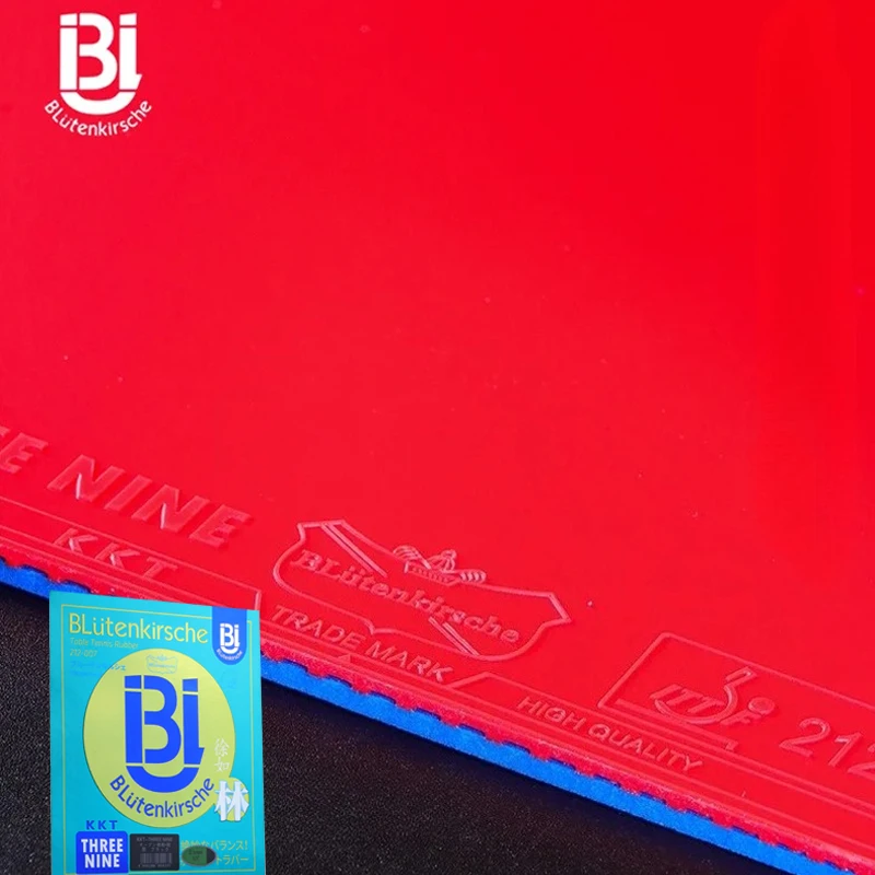 

BLütenkirsche Table Tennis Rubber Sheet Ultra-Sticky Pimples in With High-density Sponge Ping Pong Rubber ITTF Approved