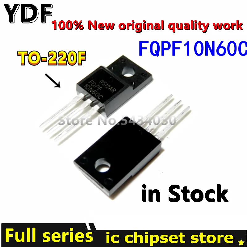 (10pcs) 100% New FQPF10N60C TO220F FQPF10N60 10N60 10N60C TO-220F TO-220