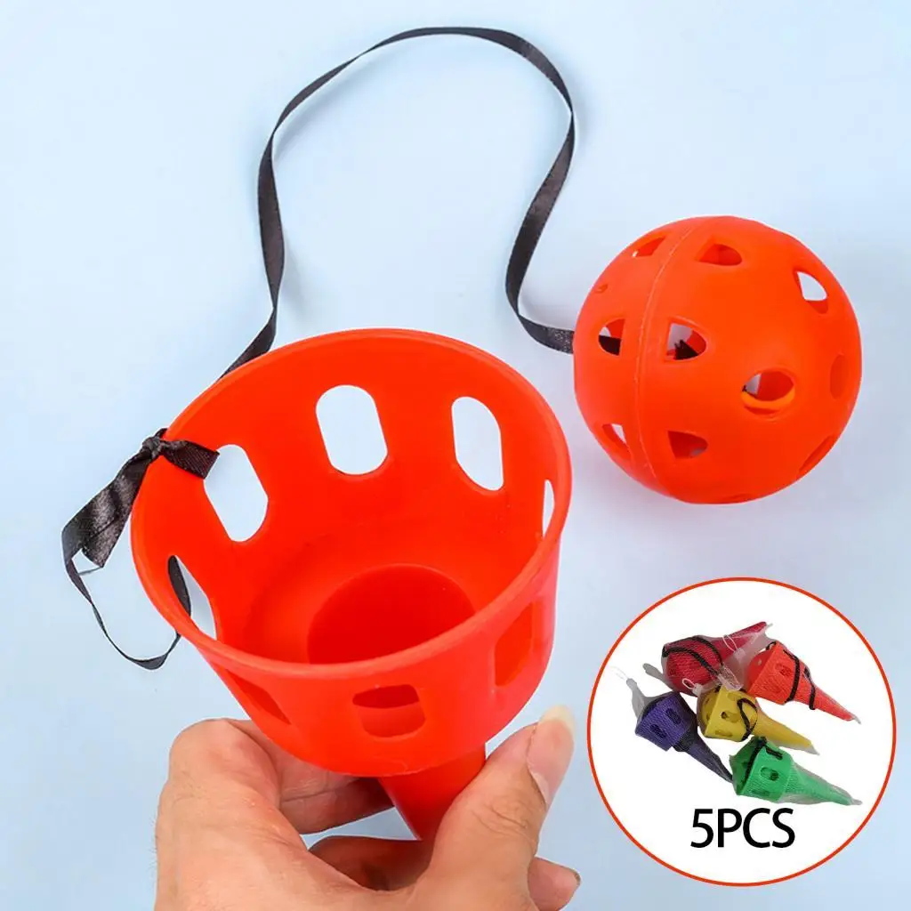 Portable Ball Catching Cup Set Outdoor Tetherball Game for Hand Eye Coordination Fun Toy for Family Gathering School Camping
