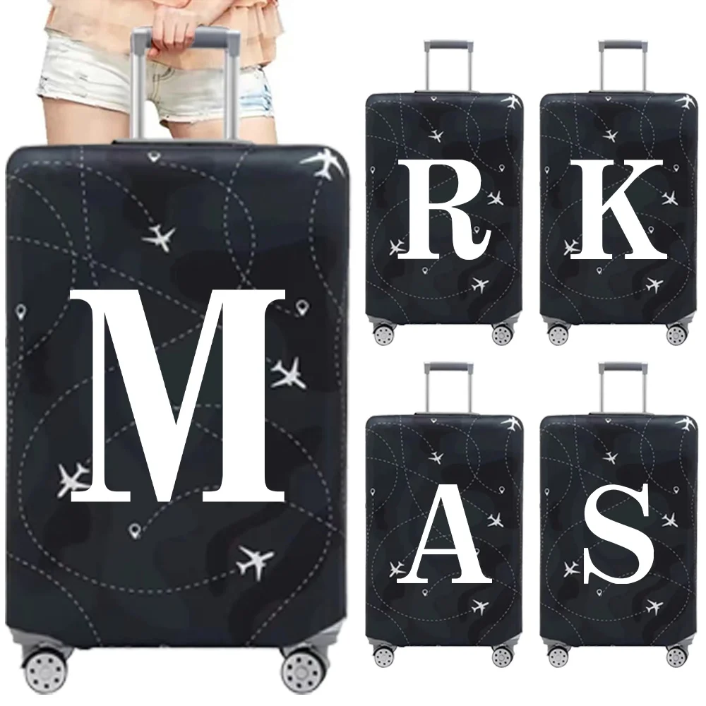 Luggage Protective Cover Dustproof and Wear-resistant White Letter Series Protective Cover Travel Accessories 2026 Fashion