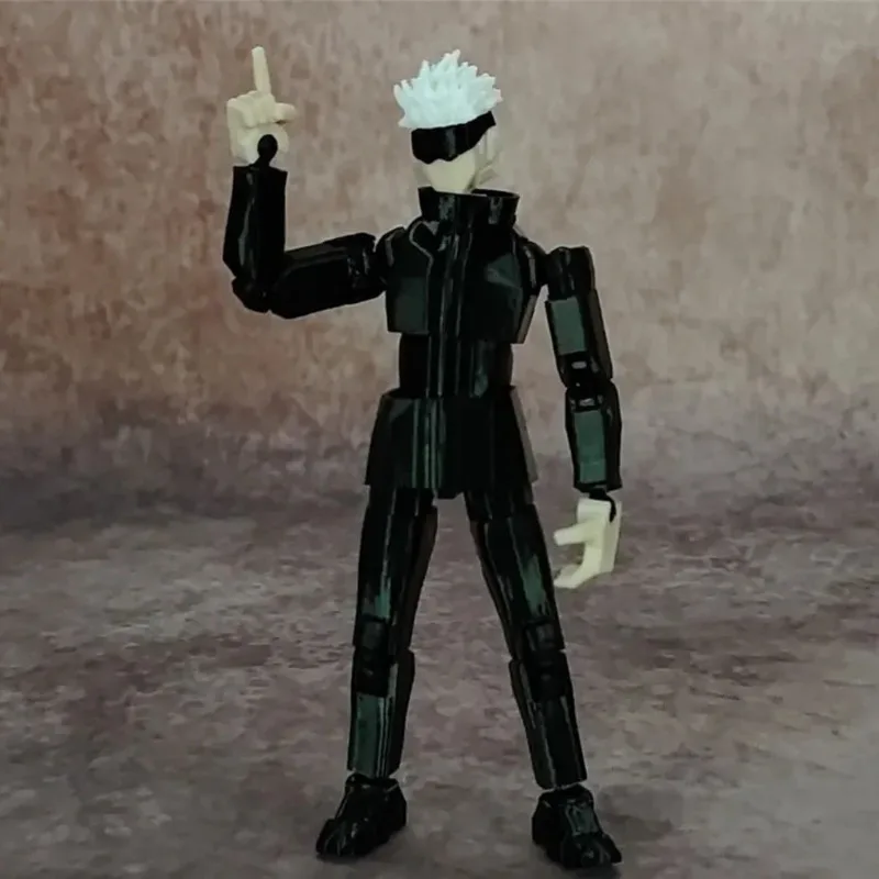 Аниме Satoru Gojo 3D печатная кукла Титан 13 Фигурки героев мультфильмов T13 Lucky 13 Фигурка Фигурка Манекен для детей Подарок