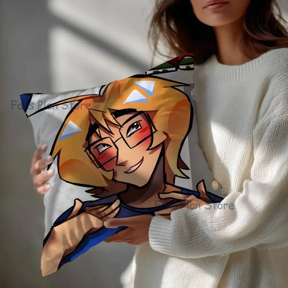 F-Fact A-Attack A-Adventures F-FAA Anime Celebrity Merchandise All-Match Printed Pillow Case Sofa Car  Room Decoration Protector
