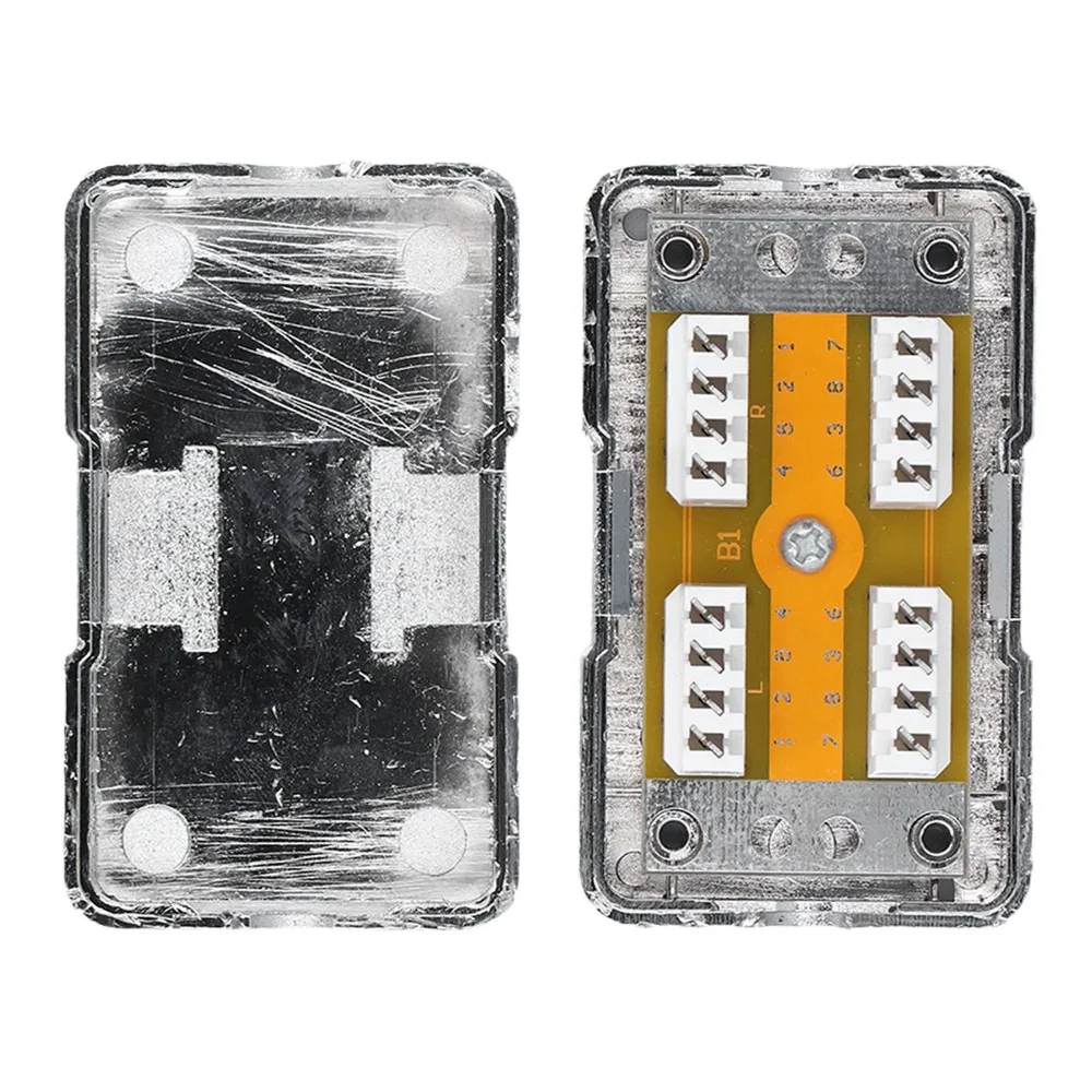 Durable Shielded Design CAT6 Junction Box Single Port With Module RJ45 Single Port Network Connection Case Cable Connection