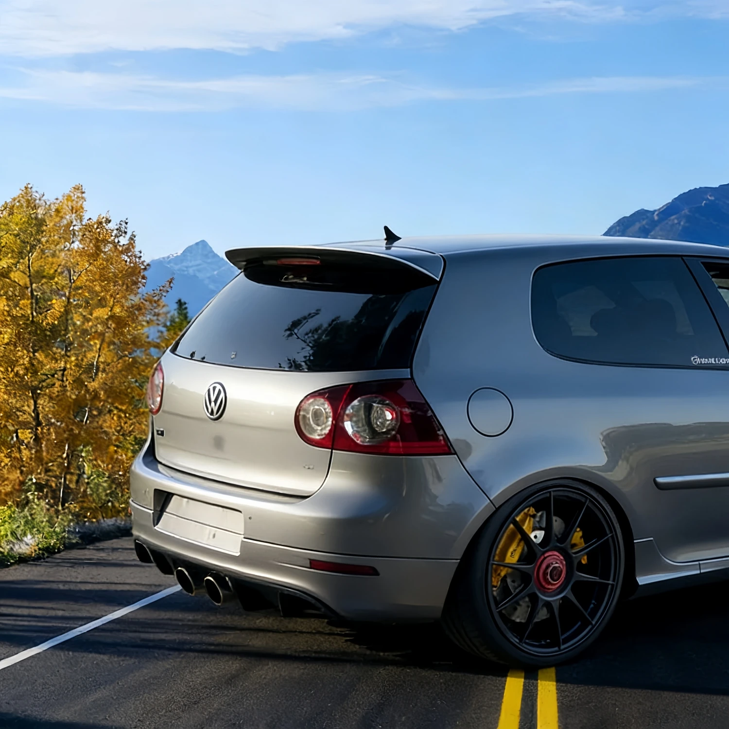 

Глянцевый черный спойлер на крышу автомобиля из ABS-пластика для VW Golf 5 MK5 GTI R32 2005-2009, тюнинг-аксессуар для хэтчбеков, накладки на задний спойлер, элементы обвеса.