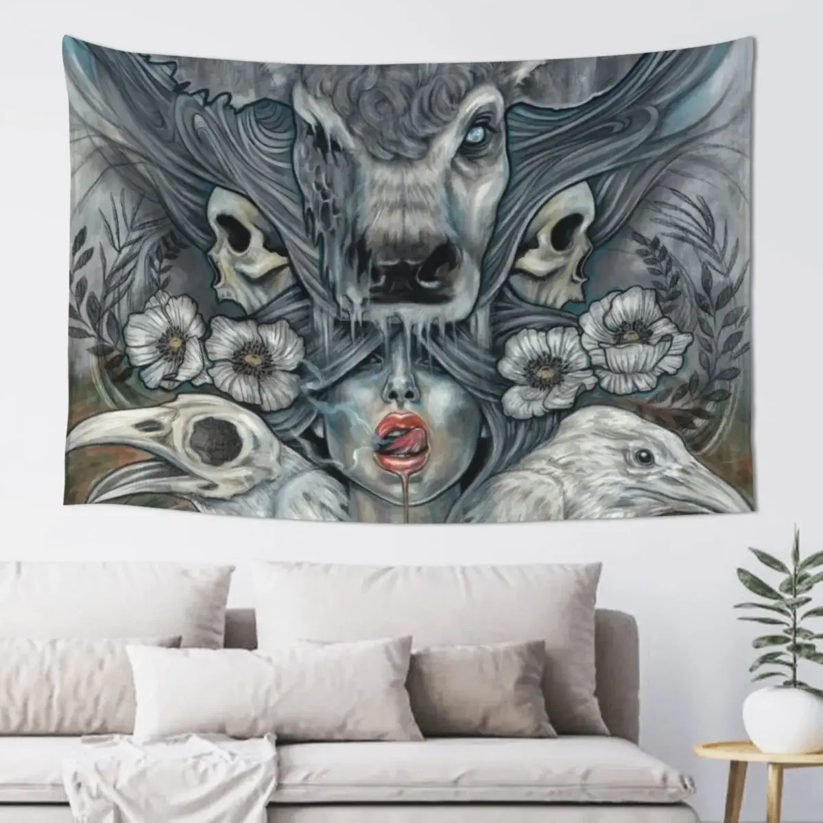 

Feeding My Flame Tapestry Decoration Room Home Decorating Tapestry