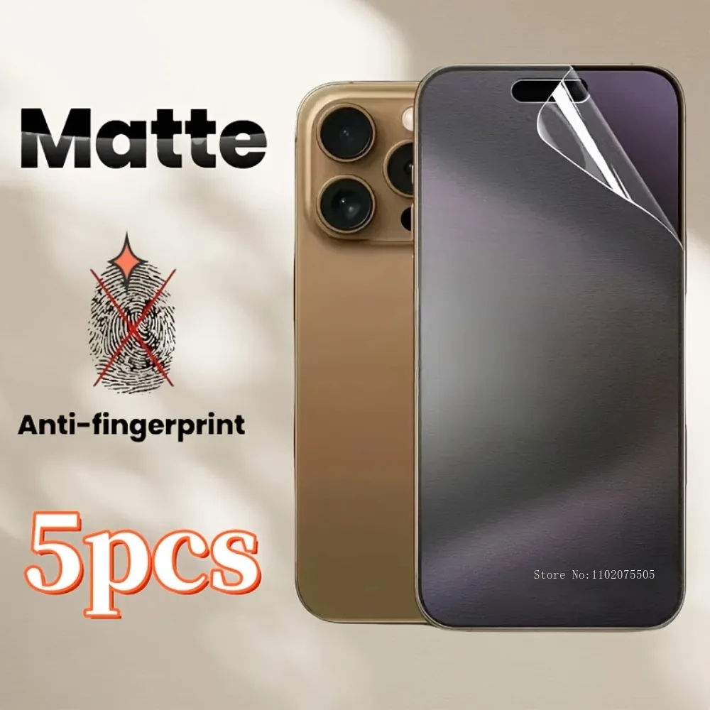

5pcs Matte Hydrogel Film for Xiaomi 13 Pro 14 Ultra 14T Pro 15S Pro 14 Civi 12S Ultra 12Lite Mi 11X 11 Ultra 12S 11lite No Glass