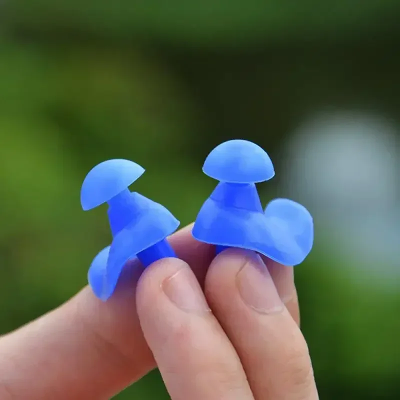 Durable Earplugs Classic Delicate Texture 1 Pair Waterproof Soft Earplugs Silicone Portable Ear Plugs Swimming Accessories