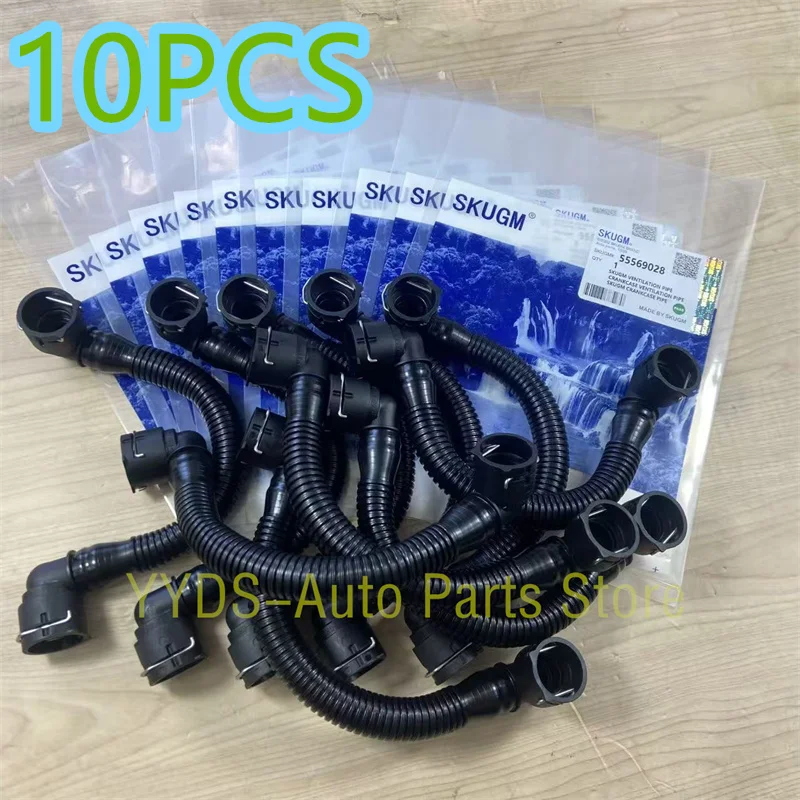 ..10 Pieces Engine Crankcase Ventilation Pipe-For Buick Excelle Chevrolet Cruze 1.6/ 1.8L Epica 2009-2015 OEM# 55569028 55569027